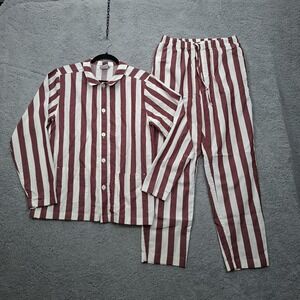 $180 Nufferton Pajama Set Medium Organic Cotton Unisex Pyjamas Designer Cozycore